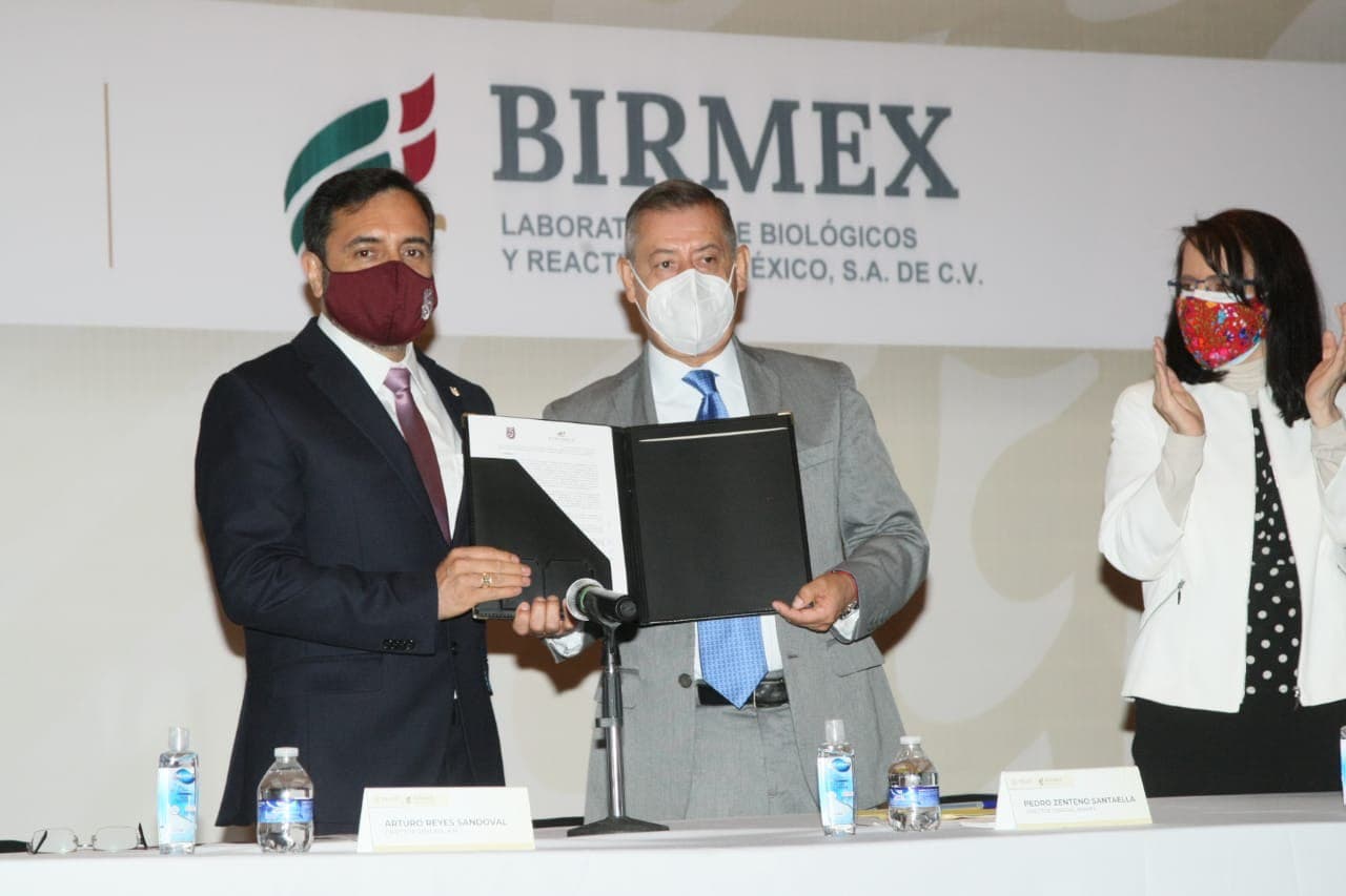 Firman convenio de colaboración Birmex e IPN