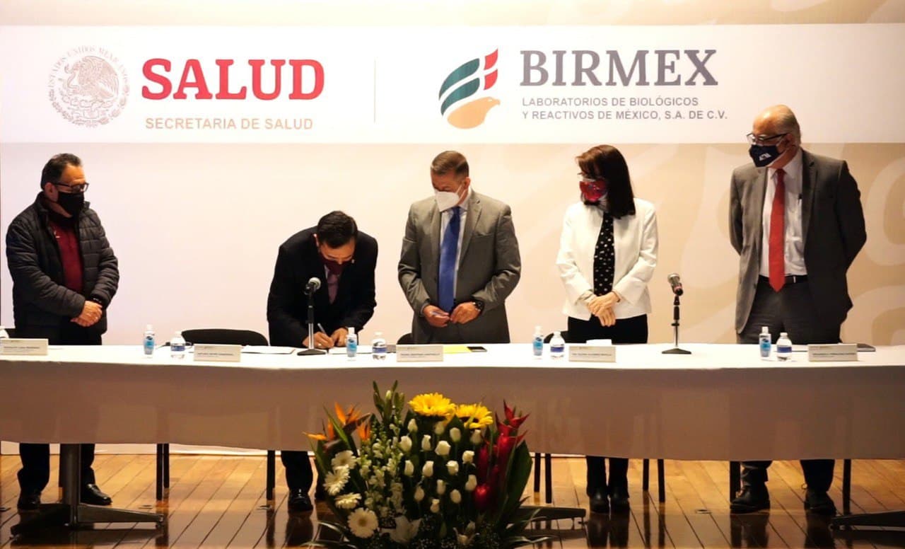 Firman convenio de colaboración Birmex e IPN